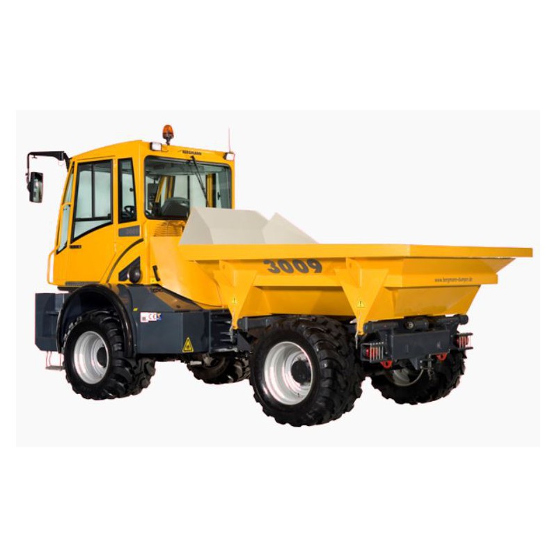 Dumper Sur Pneu 4000 L Cu 10 000 Kg Poste De Conduite Réversi